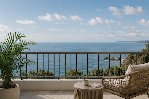 balcony ocean