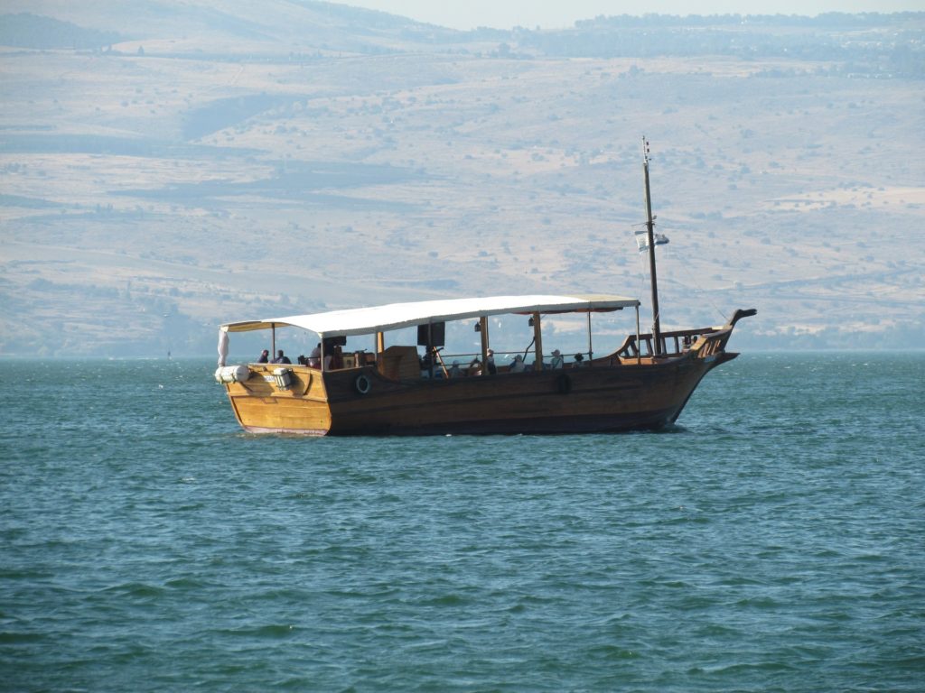 Boat on Sea of Galilee